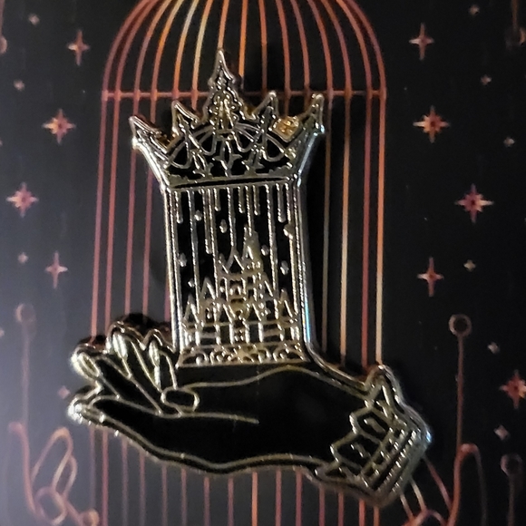 Gilded Book Pin by Fairy Loot - Picture 2 of 2